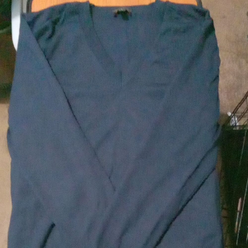 Men's Blue V-Neck Sweater